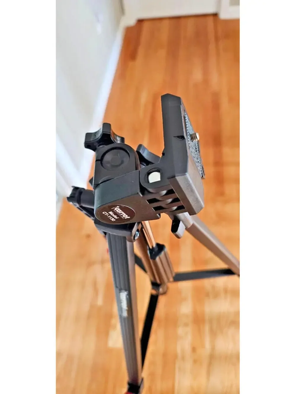 Carrot CT-1130 lightweight telescoping Photographic camera Black Tripod